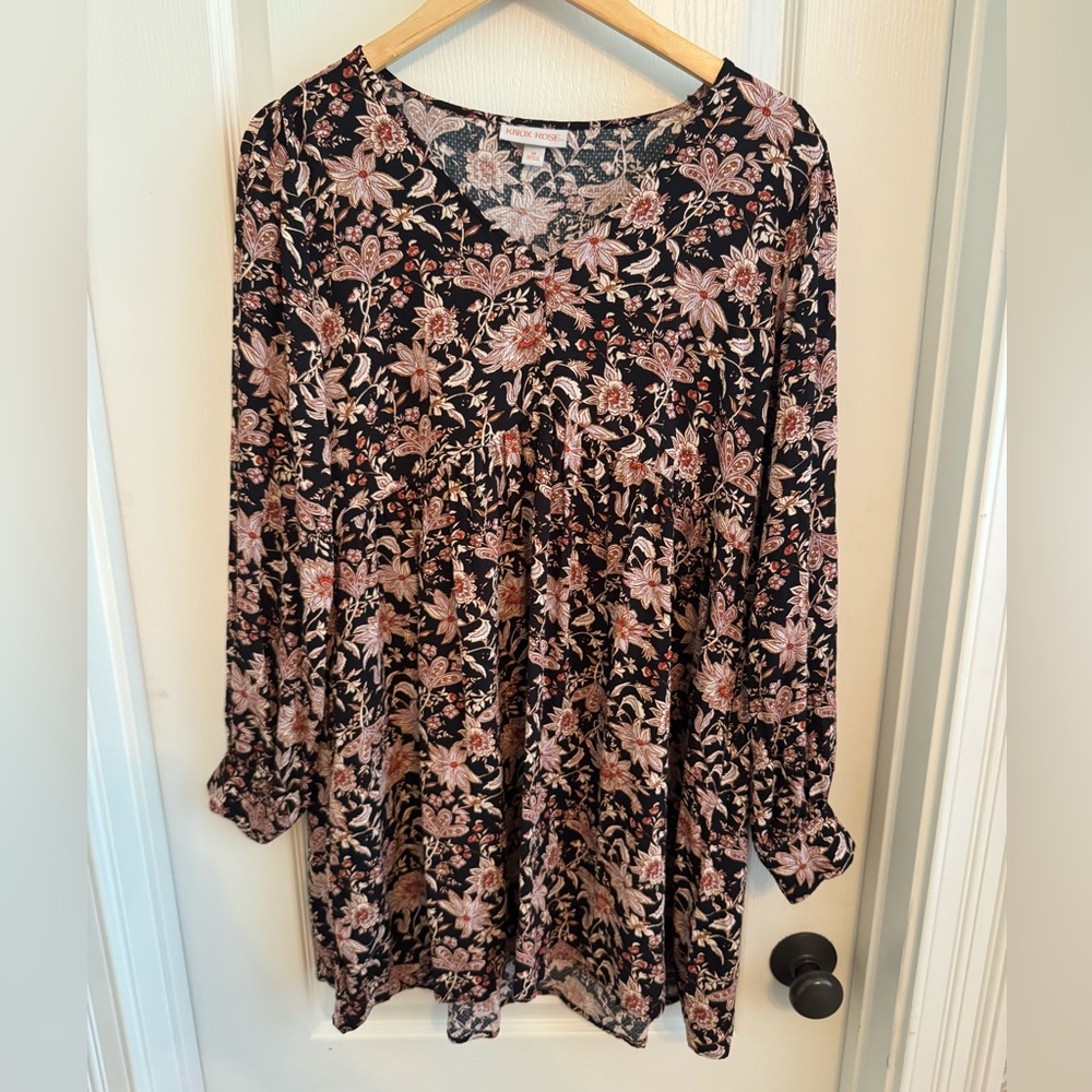 Knox Rose Long Sleeve Floral Dress